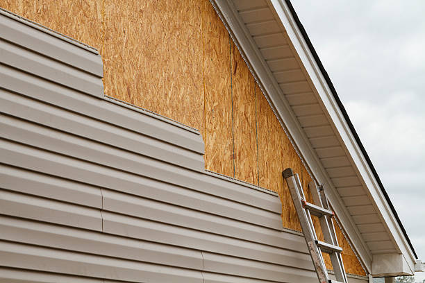 Professional Wood Siding technician working in Hesston, PA